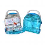 Survival Home Workplace First Aid Kit Supply List Plastic Hanging On The Wall for sale