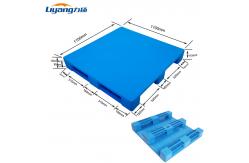 China Customized Warehouse Plastic Pallet 1100x1100 HDPE Pallets Blue supplier