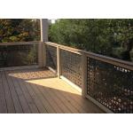 Polished Aluminum Spiral Staircase Outdoor Contemporary Stair Balustrade for sale