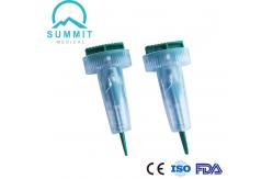China Button Activated Safety Lancet 21G 1.8mm For Comfortable Blood Sampling supplier