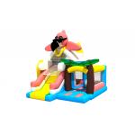 Colorful Cute Pink Flamingo Themed Inflatable Combos  For Home Backyard for sale