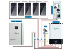 China 20kva 10kva PV Power Complete Off Grid Solar System With Generator Backup supplier