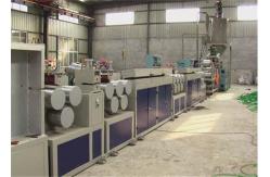 China Single Screw Pet Strap Making Machine , Strap Banding Machine For Packing Belt supplier