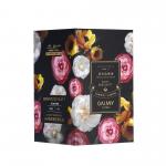 Custom Skincare Box Luxury Black Rigid Cardboard Packaging with Magnetic Lid Eco-Friendly