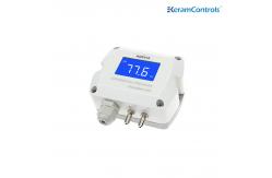 China 0-±500pa White Differential Pressure Sensor For HVAC Pressure Control supplier