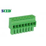 2-22 Poles Plug In Terminal Block With M2 Screw Female Sockets Brass Clamp Cage for sale