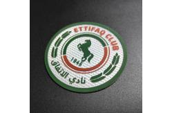 China Custom Heat Press Appliques 3D Silicone Embroidered Logo Patches supplier