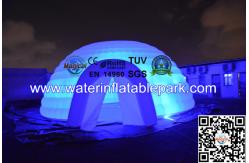 China Waterproof LED Inflatable Igloo Tent  , Lighting Inflatable Bar Tent supplier