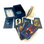 Foldable Rigid Gift 80cards Paper Tarot Cards 157gsm Printed for sale