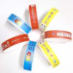 Heat Resistant Paper Wristbands with Security Slits for Events