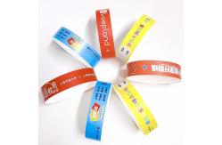 China Heat Resistant Paper Wristbands with Security Slits for Events supplier