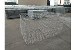 China 4.0mm Mesh Rock Retaining Wall Heavy Galvanized Gabion Wall Wire Mesh 80x100mm supplier