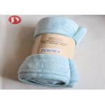 Eco - Friendly Custom Polyester Blanket , Ultra Soft  Microplush Blanket Rolled Package