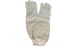 China Comfortable  Canvas Beekeeping Gloves with Long Elastic Cuff to Prevent Slipping supplier