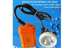 China 3.5Ah Rechargeable LED Mining Light , Safety Lamp For Miners 4000lux A supplier