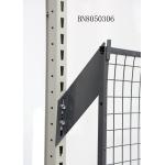 Dropping Preventing Heavy Duty Metal Brackets Pallet Rack Parts 4.5 Lbs Weight