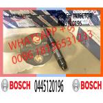 Genuine Neutral New Injector 0445120128 0445120196 Common Rail Fuel Diesel Injector for Liebherr 10117168 10490018 for sale