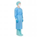 SIGNO Waterproof 45gsm Disposable Protective Gowns Polyethylene Isolation Gowns for sale