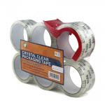 Carton Sealing BOPP Packing Tape Transparent Crystal Clear Pressure Sensitive