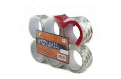 China Carton Sealing BOPP Packing Tape Transparent Crystal Clear Pressure Sensitive supplier