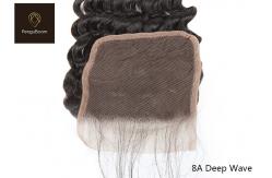 China No Knots  71.12cm 28 Inch Deep Wave Bundles 3 Bundles With Closure supplier