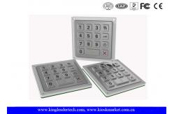 China IP65 Metal Vandal Proof Industrial Keypad For Outdoor Access System supplier