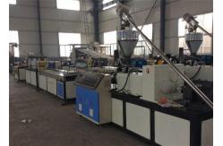 China Fully Automatic WPC Profile Production Line , WPC Decking Profile Making Machine supplier