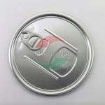 Recyclable 99mm 401# Aluminum Foil Lids / Dry Powder Full Easy Open Ends