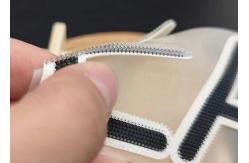 China 2 Colours Silicone Rubber Patch Transparent Toothbrush Printed supplier