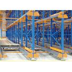 Durable Radio Shuttle Racking System Dynamic Steel Metal Pallet Rack Storage for sale