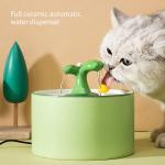 Smart Electric Ceramic Automatic Cat Feeder For Pet Drinking for sale