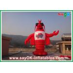 Large Inflatable Characters Red H3 - 8m PVC Inflatable Lobster  Custom Giant For Exhibitions for sale