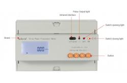 China 0.5Class 3 Phase Prepaid Din Rail Energy Meter Meet IEC62053-21 Standards supplier