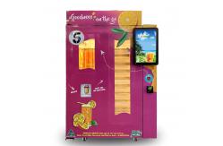 China APP Control Fresh Orange Juice Vending Machine With Auto Cleaning Function supplier