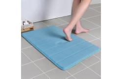 China Polyester Memory Foam Bathroom Mat 50x80 Cm Non Slip supplier