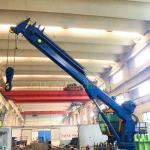 Electric Column Deck 1 ton Slewing Jib Crane for sale