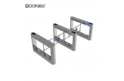 China Pedestrian Waist High Turnstile Security System Swing Gates With Tailgating Detection supplier