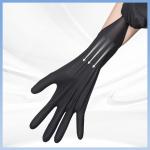 Black Diamond Grip Food Processing Gloves 8Mil Nitrile Gloves 100Pcs Per Box for sale