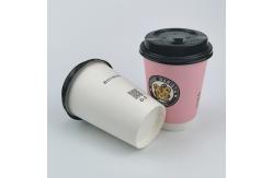 China Custom Disposable Bubble Tea Cups 360ml Round Paper Coffee Cup supplier