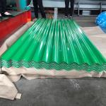 Green JIS G3322 Colour Coated Corrugated Sheets PPGL Steel coil  CGLCC CGLCH for sale