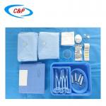 OEM Blue Nonwoven Eye Surgery Kit for Sterile Ophthalmology Surgeries for sale