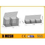 Twill Weave Easily Assembled Gabion Structure Galfan Wire Material For Sea Wall for sale