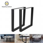 Professional Hardware Home Desk Feet Square Table Frame Furniture Leg Metal Table Legs