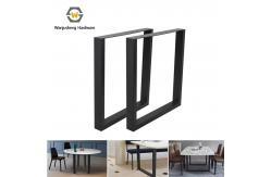 China Professional Hardware Home Desk Feet Square Table Frame Furniture Leg Metal Table Legs supplier
