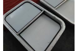 China Brass Fixed Rectangular Marine Glass Windows For Ship Cabin supplier