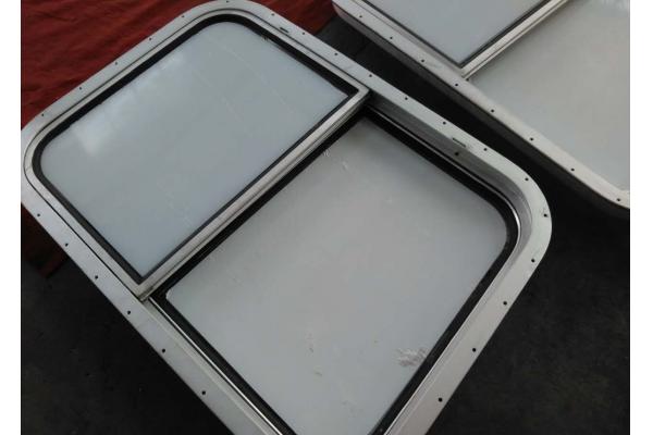 Brass Fixed Rectangular Marine Glass Windows For Ship Cabin