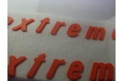 China Normal Ink Of High Density Heat Transfer Clothing Labels Customized Shape supplier