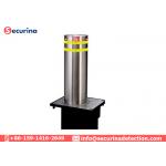 600mm Height Electric Rising Bollards , Hydraulic Bollard System 304 Stainless Steel for sale