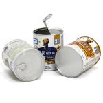 Recyclable Air-tightened Water-proof Cylindrical Paper Composite Cans for Baby Milk Powder / Coffee / Pet Food for sale