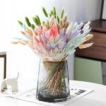 Ins website red flower bouquet eternal life flower home living room decoration ornament rabbit tail grass dog tail grass dried flower for sale